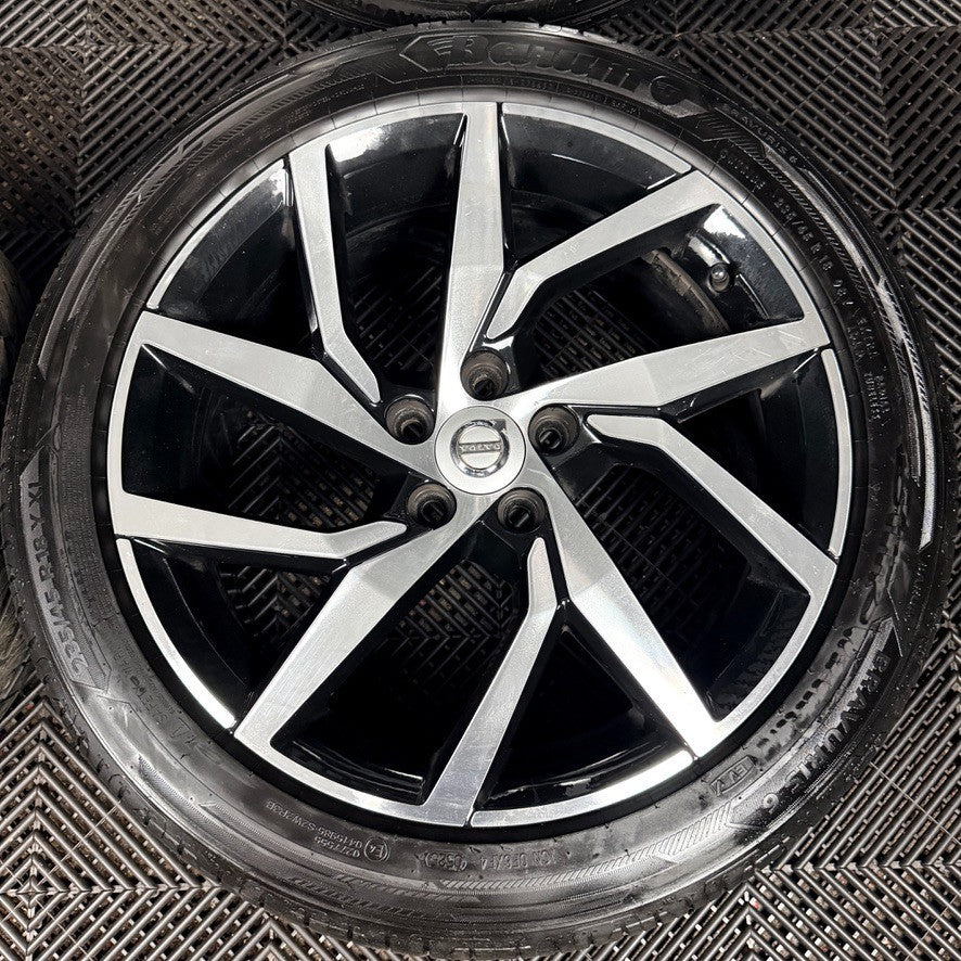 18'' Volvo S60 V60 Y Spoke Black DC Wheels Tyres Alloys 5X108 31471311 Genuine