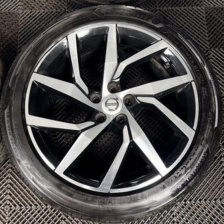 18'' Volvo S60 V60 Y Spoke Black DC Wheels Tyres Alloys 5X108 31471311 Genuine