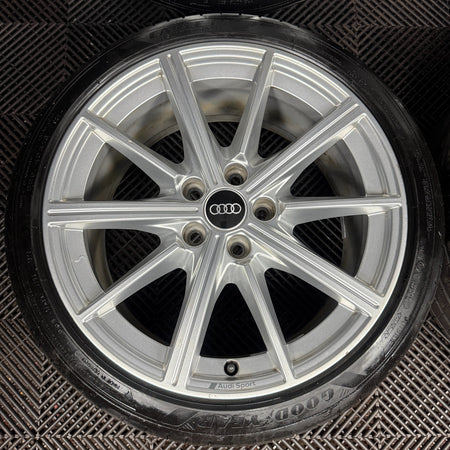 18'' GENUINE AUDI A3 S LINE SILVER S3 ALLOY WHEELS ALLOYS TYRES 8Y0601025M
