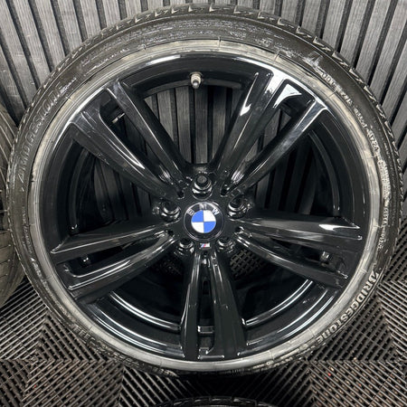 19" BMW 3 Series 442 Black M Sport F30 F31 F32 E90 E92 Alloy Wheel Tyres Genuine
