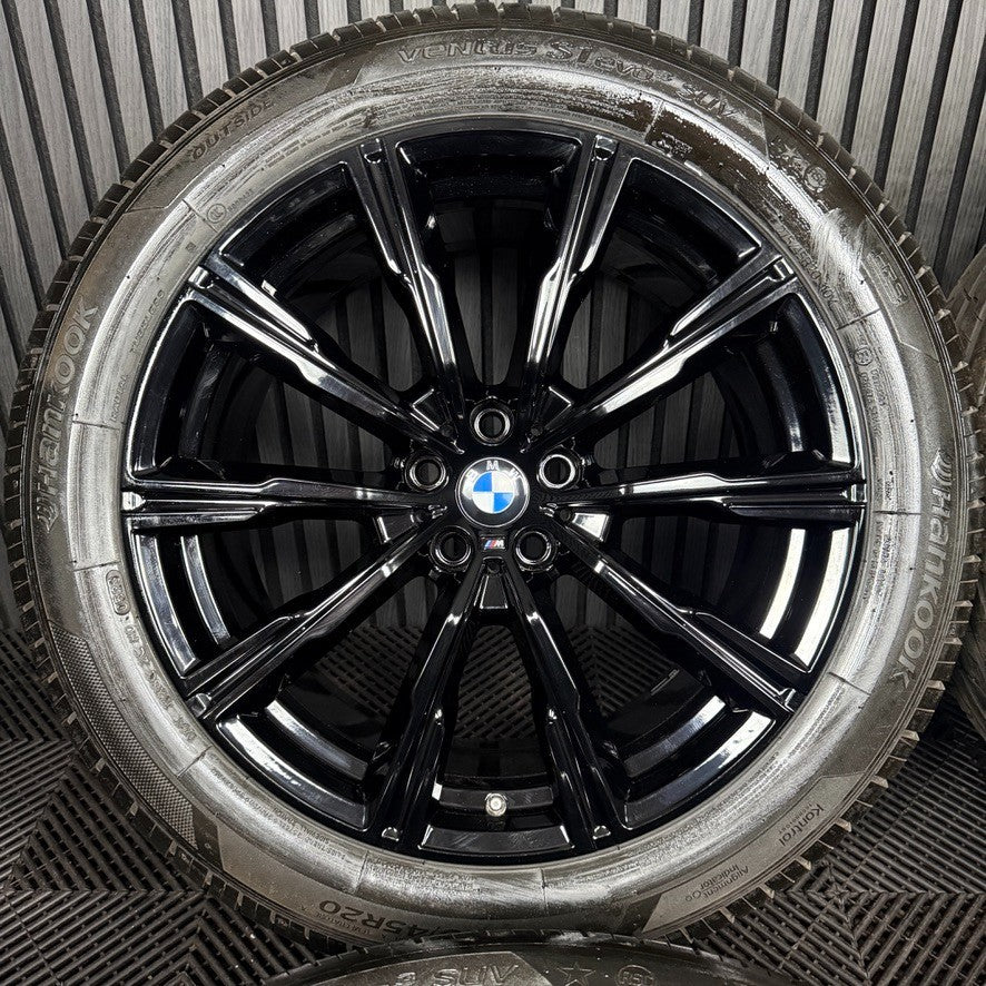 20'' GENUINE BMW X5 X6 G05 G06 BLACK 740M SPORT ALLOYS WHEELS ALLOYS TYRES