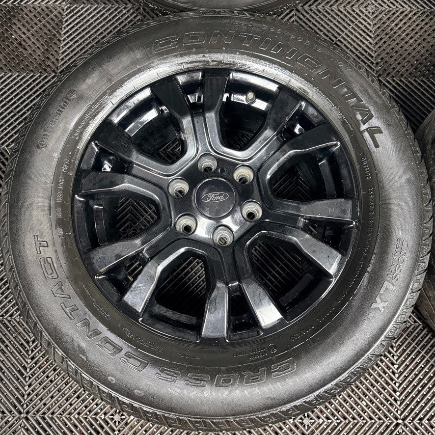 18'' Ford Ranger Black DC Wildtrak Alloy Wheels Tyres Alloys Genuine