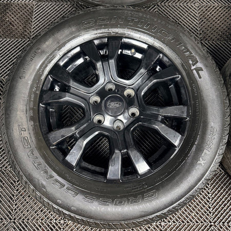 18'' Ford Ranger Black DC Wildtrak Alloy Wheels Tyres Alloys Genuine