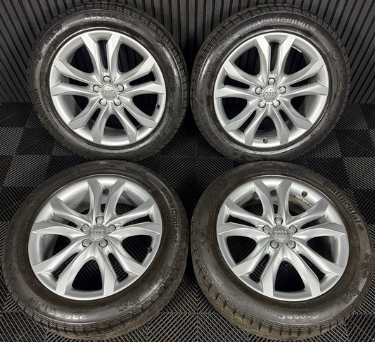 19'' GENUINE AUDI Q5 SQ5 S LINE ALLOY WHEELS WINTER TYRES 8R0601025AL