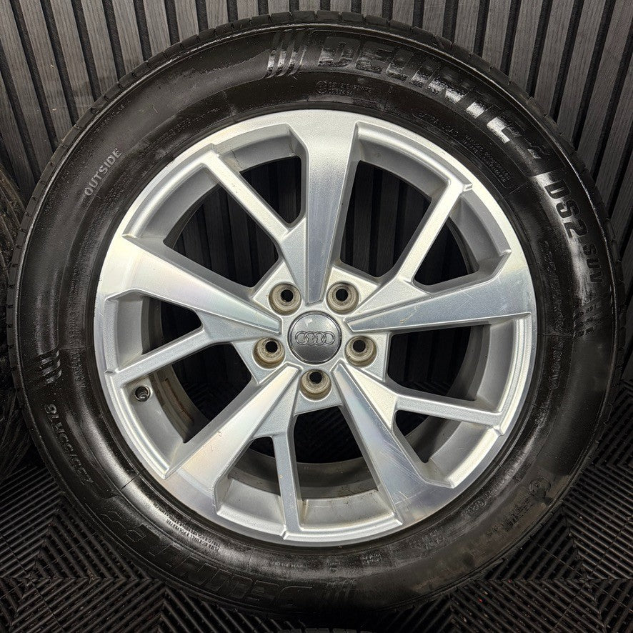 18'' GENUINE AUDI Q3 5 SPLIT SPOKE DC ALLOY WHEELS TYRE ALLOYS 83A601025J