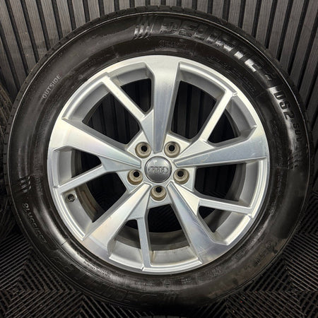 18'' GENUINE AUDI Q3 5 SPLIT SPOKE DC ALLOY WHEELS TYRE ALLOYS 83A601025J