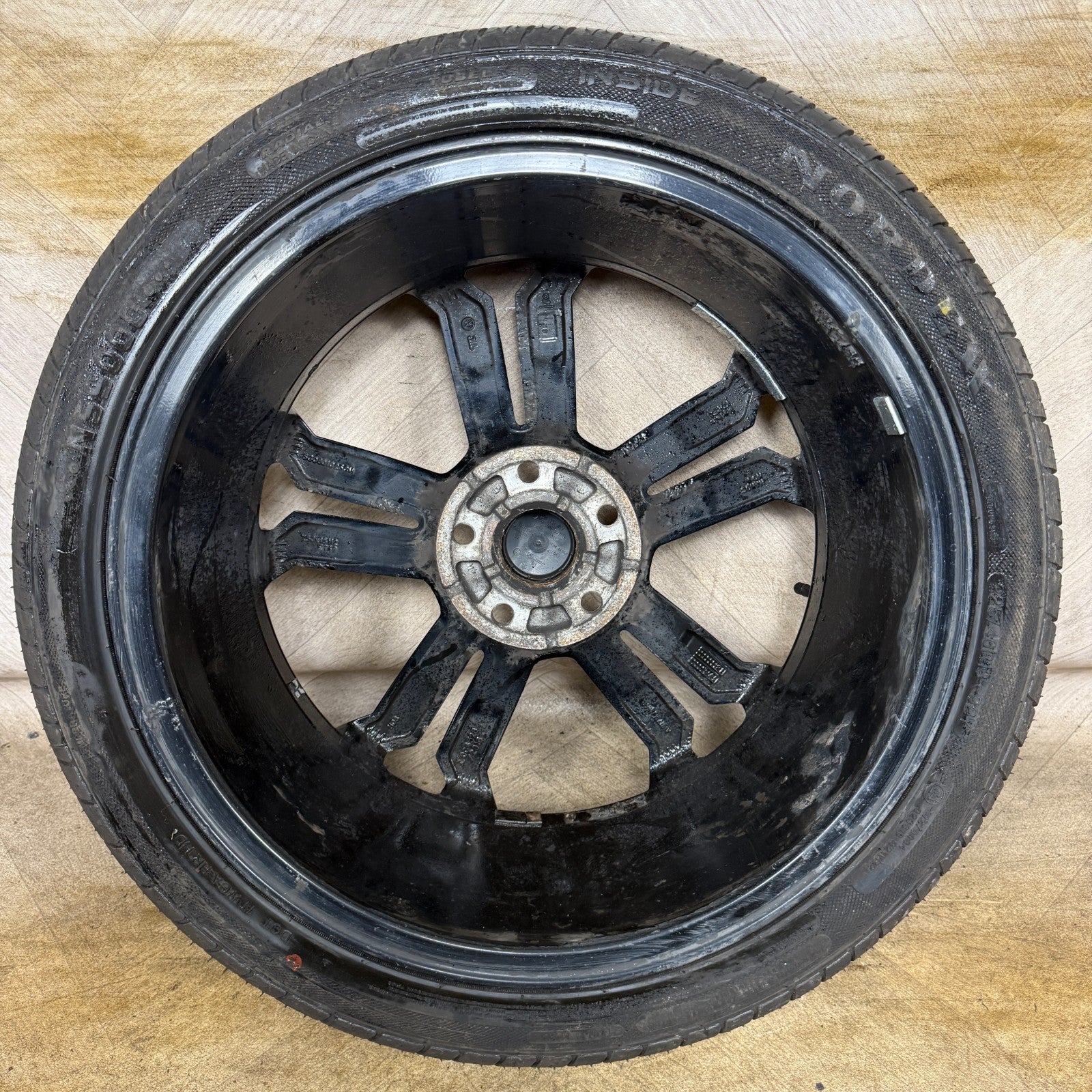 1X 18'' GENUINE VW GOLF GTD SEVILLE GT GTI MK7 ALLOY WHEEL TYRE 5G0601025CM