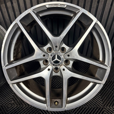 19'' Mercedes AMG GLC Grey DC Sport Alloy Wheels 5X112 Genuine A2534011800