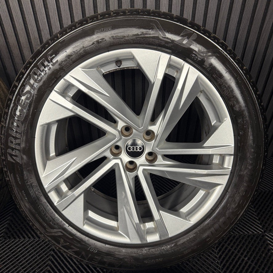 20'' GENUINE AUDI Q7 S LINE 5 DOUBLE SPOKE ALLOY WHEELS ALLOYS TYRES 4M0601025BQ