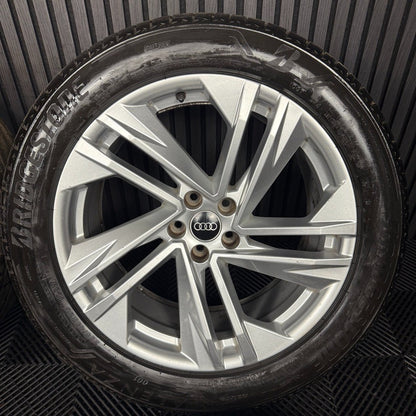 20'' GENUINE AUDI Q7 S LINE 5 DOUBLE SPOKE ALLOY WHEELS ALLOYS TYRES 4M0601025BQ