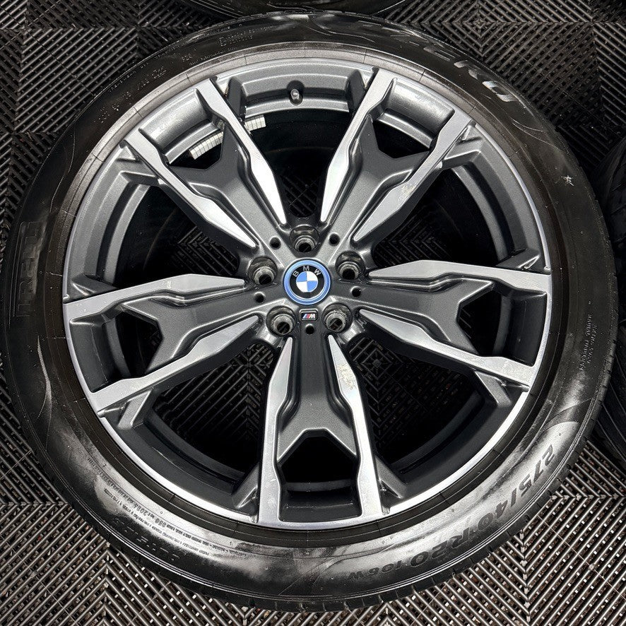 20'' Bmw X3 X4 G01 G02 787 M Sport Alloy Wheels Tyres Alloys Genuine