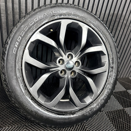 1X 19'' Land Rover Discovery Sport Evoque Grey Alloy Wheel Tyre Genuine
