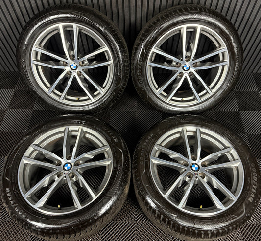19'' GENUINE BMW X3 X4 G01 G02 698 M SPORT ALLOY WINTER WHEELS TYRES 8010267