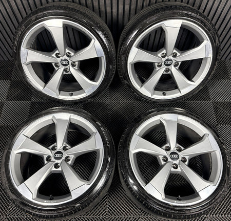 19'' Audi A4 S Line Black Edition B8 B9 Rotor Wheels Alloys 8W0601025CG Genuine