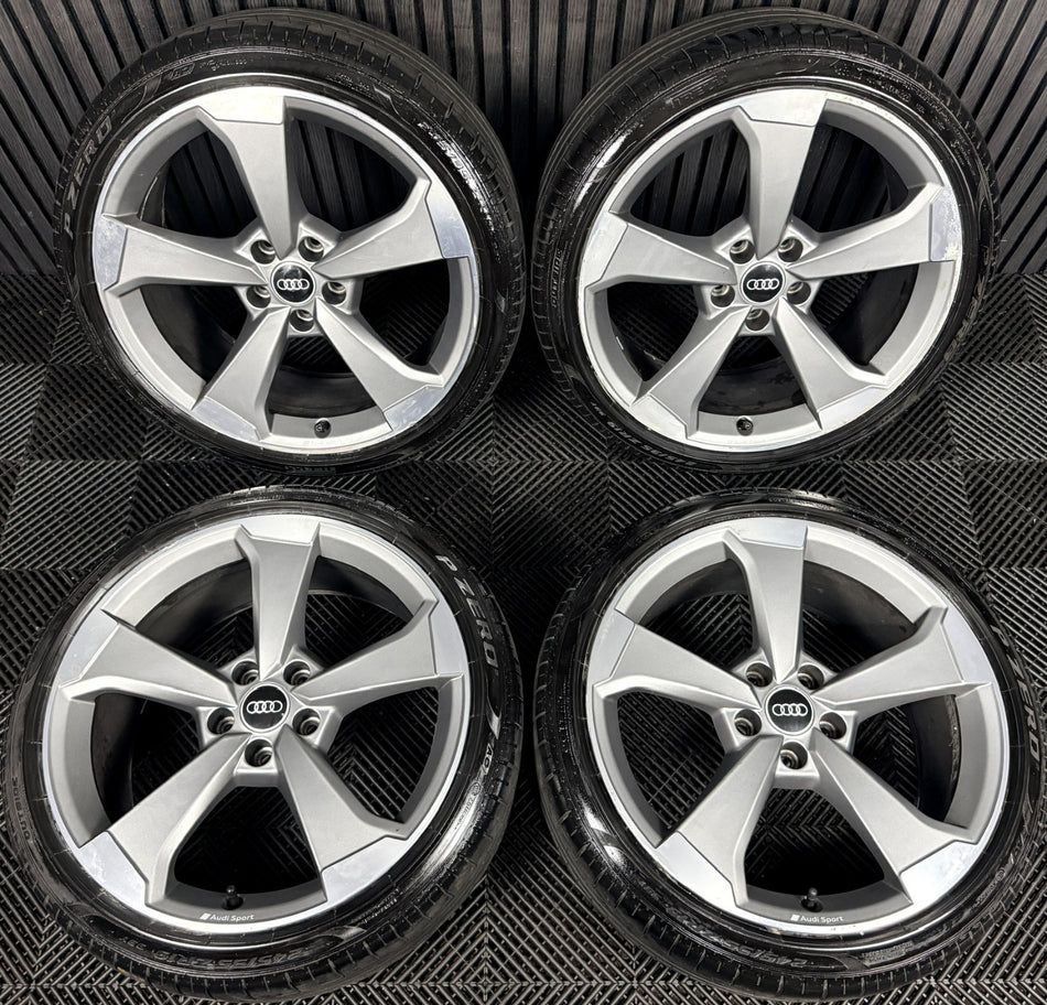 19'' Audi A4 S Line Black Edition B8 B9 Rotor Wheels Alloys 8W0601025CG Genuine