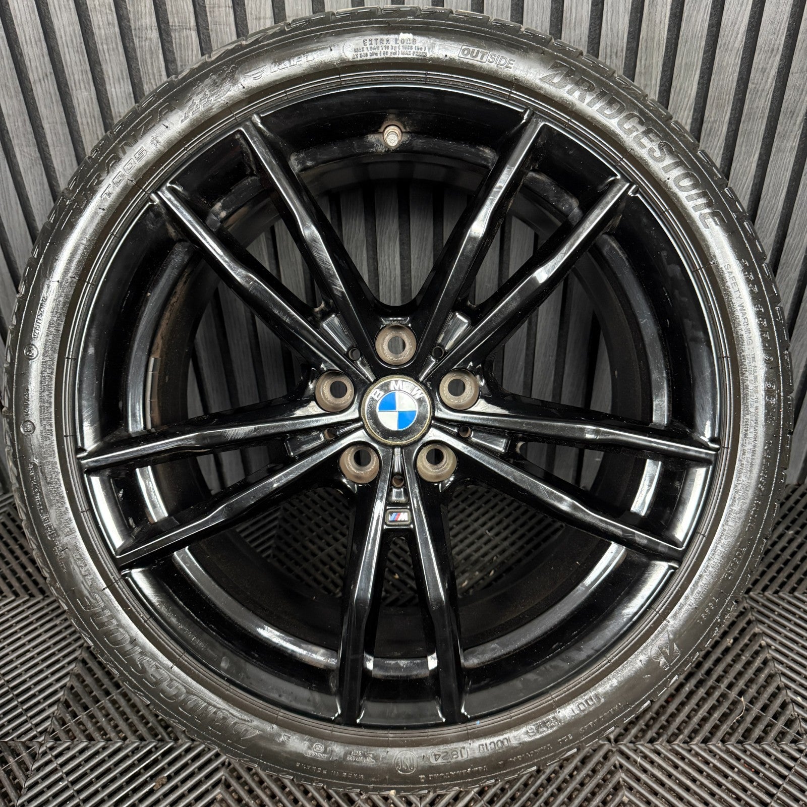 1X 19'' GENUINE BMW 3 SERIES 791 M SPORT 4 G20 BLACK ALLOY WHEEL 8090095 REAR