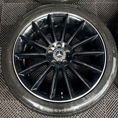 19'' AMG Mercedes GLA Black Multispoke Wheels Tyres Alloys A1564012800 Genuine
