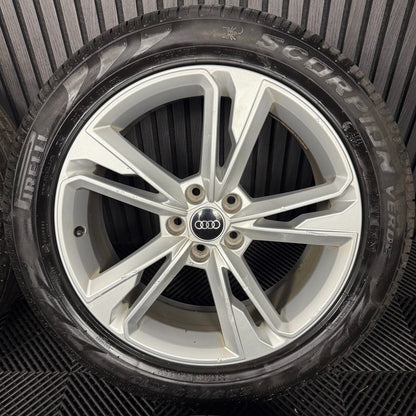 19'' GENUINE AUDI Q3 S LINE 5 DOUBLE SPOKE ALLOY WHEELS TYRE ALLOYS 83A601025M