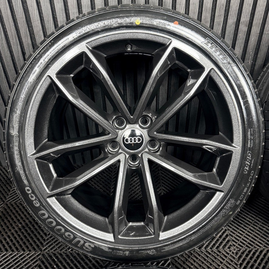 19'' Audi A5 S Line S5 Grey Alloy Wheels Alloys Tyres 8W0601025DF Genuine