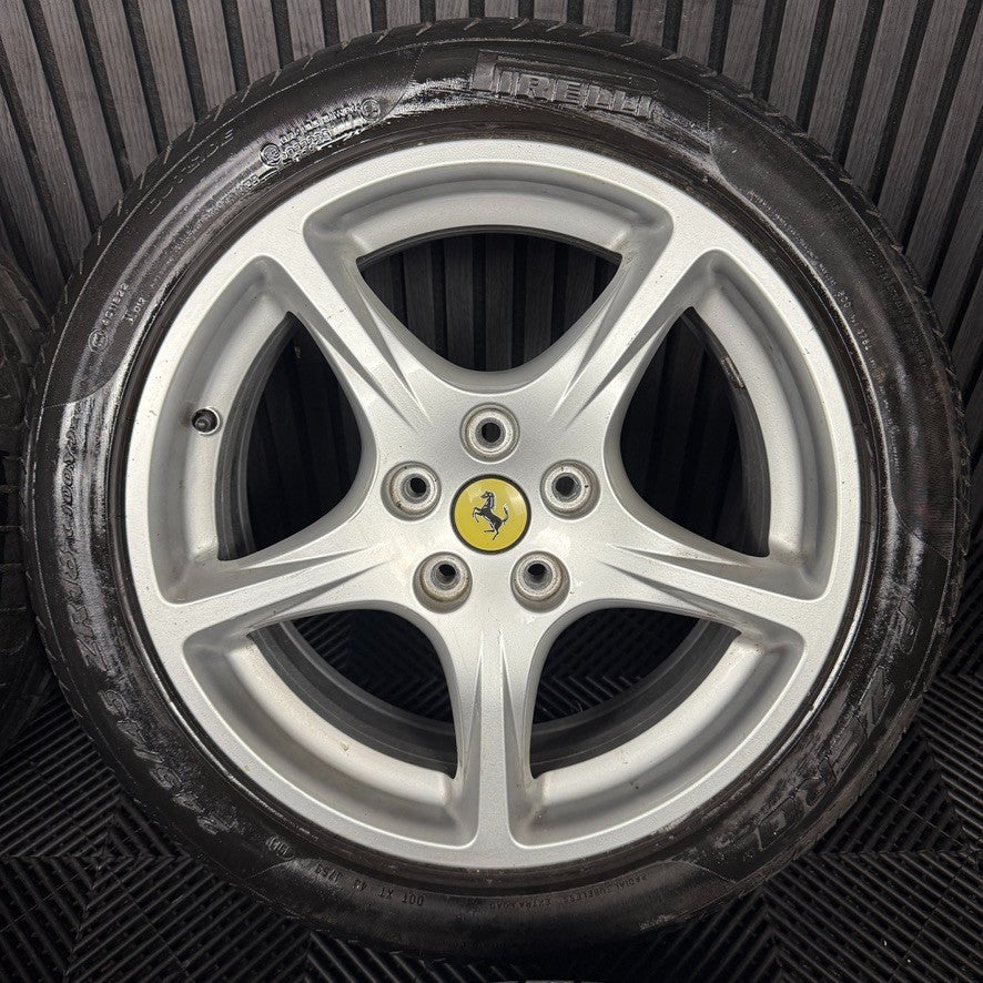 19" 18'' GENUINE FERRARI 612 SCAGLIETTI ALLOY WHEELS TYRES 194187 194186