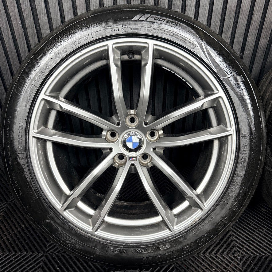 18'' BMW 5 Series 4 662 Grey M Sport G30 G31 Alloy Wheels Tyres Alloys Genuine