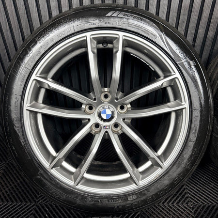 18'' BMW 5 Series 4 662 Grey M Sport G30 G31 Alloy Wheels Tyres Alloys Genuine
