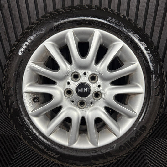 1X 16'' GENUINE MINI COOPER ONE D 495 VICTORY F55 F56 ALLOY WHEEL TYRE 6855104
