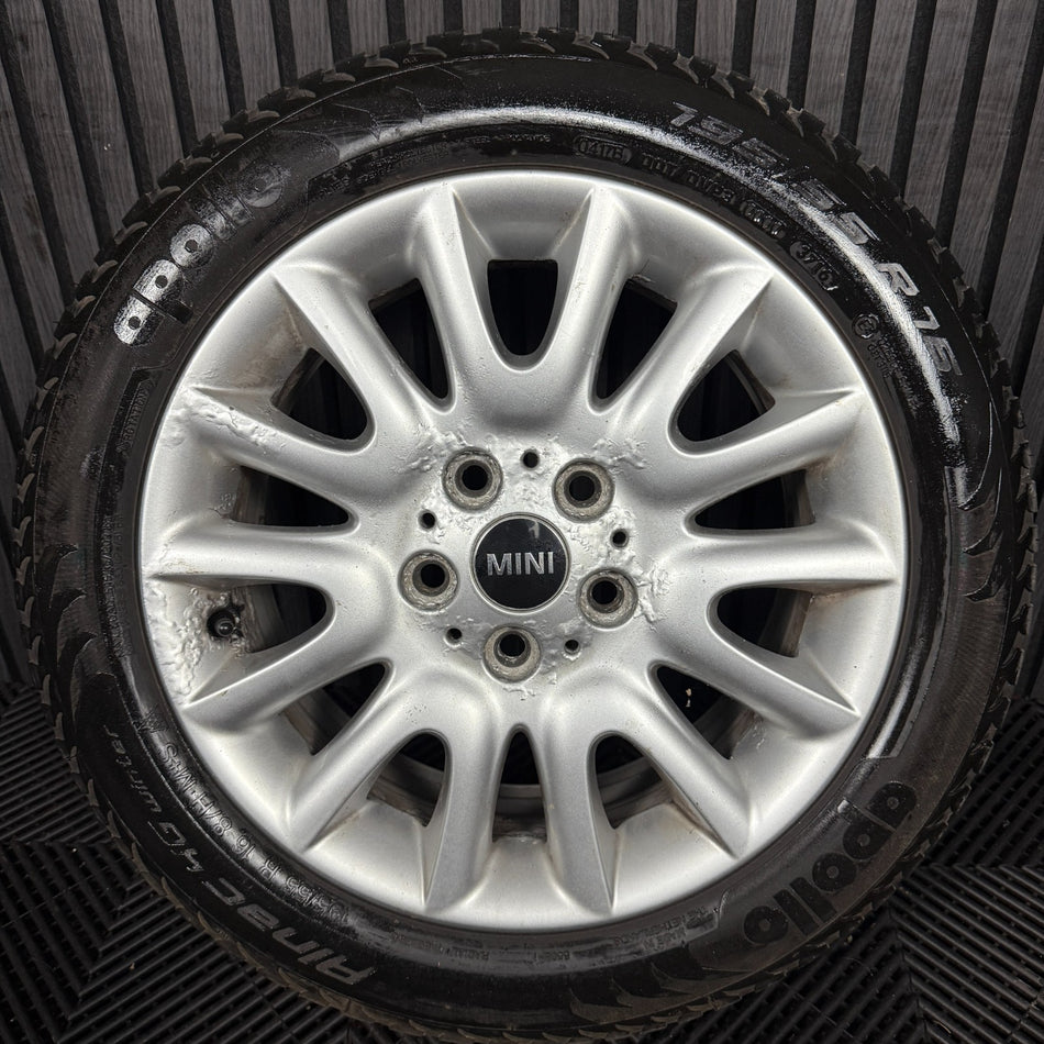 1X 16'' GENUINE MINI COOPER ONE D 495 VICTORY F55 F56 ALLOY WHEEL TYRE 6855104