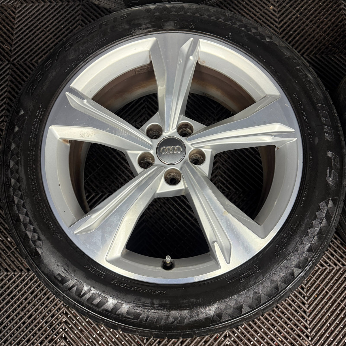 19'' GENUINE AUDI Q5 5 SPOKE S LINE ALLOY WHEEL TYRES 5X112 SPEEDLINE 80A601025E