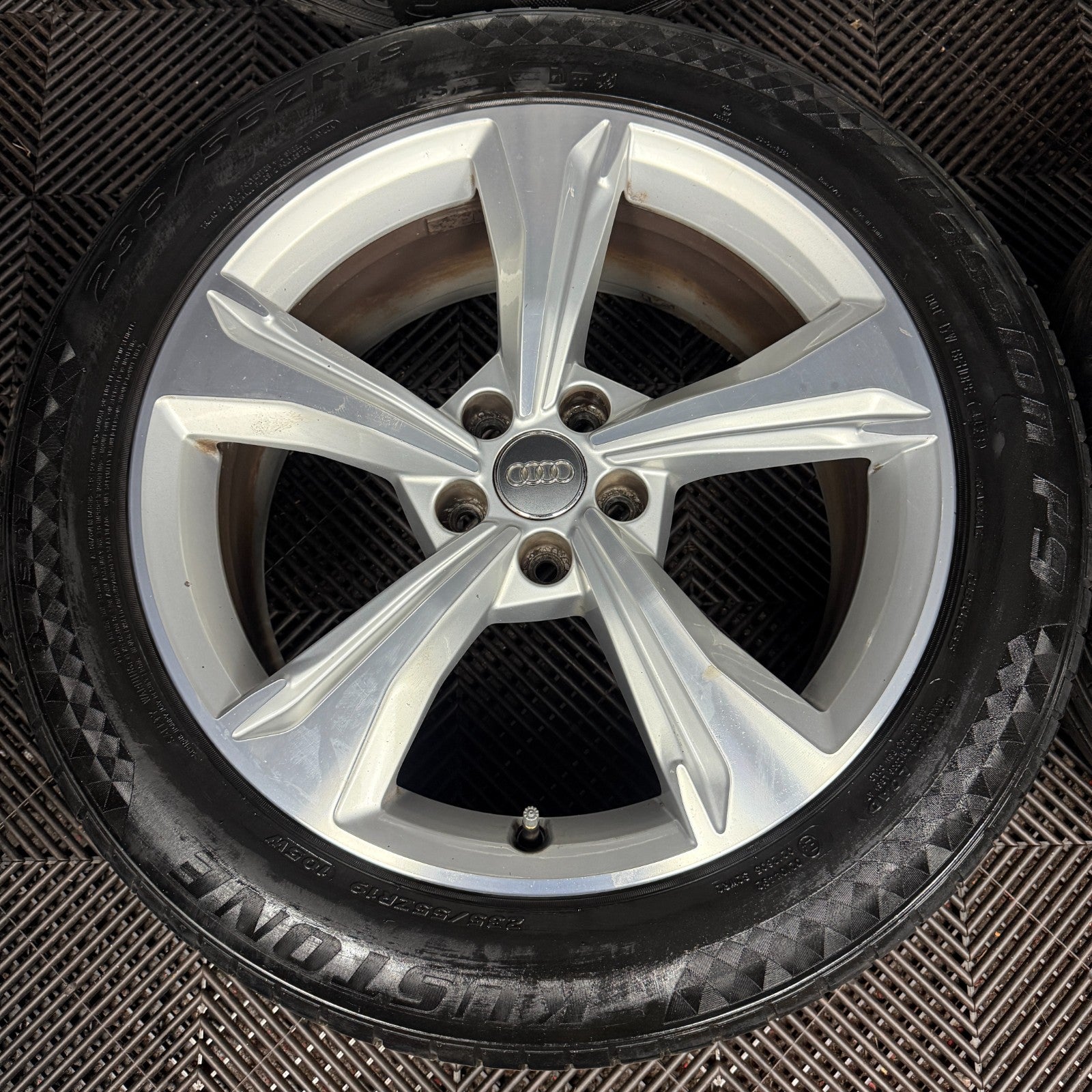 19'' GENUINE AUDI Q5 5 SPOKE S LINE ALLOY WHEEL TYRES 5X112 SPEEDLINE 80A601025E