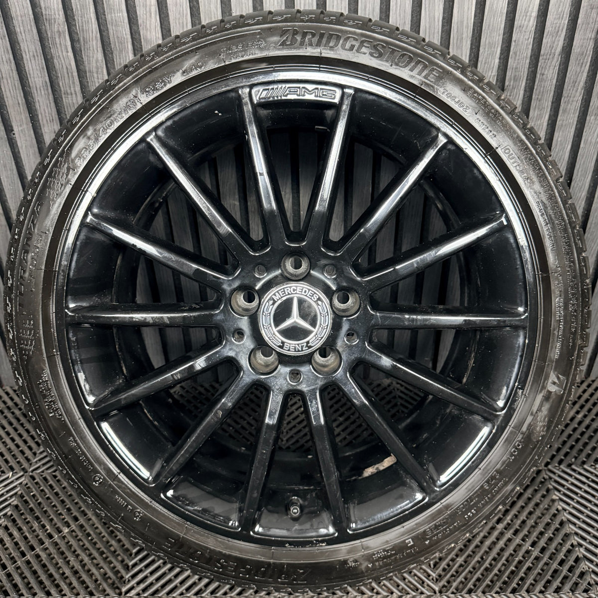 1X 18'' Amg Mercedes A Class CLA Black Alloy Wheel A1764010200 W176 Genuine