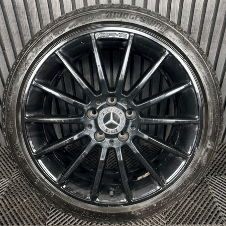 1X 18'' Amg Mercedes A Class CLA Black Alloy Wheel A1764010200 W176 Genuine