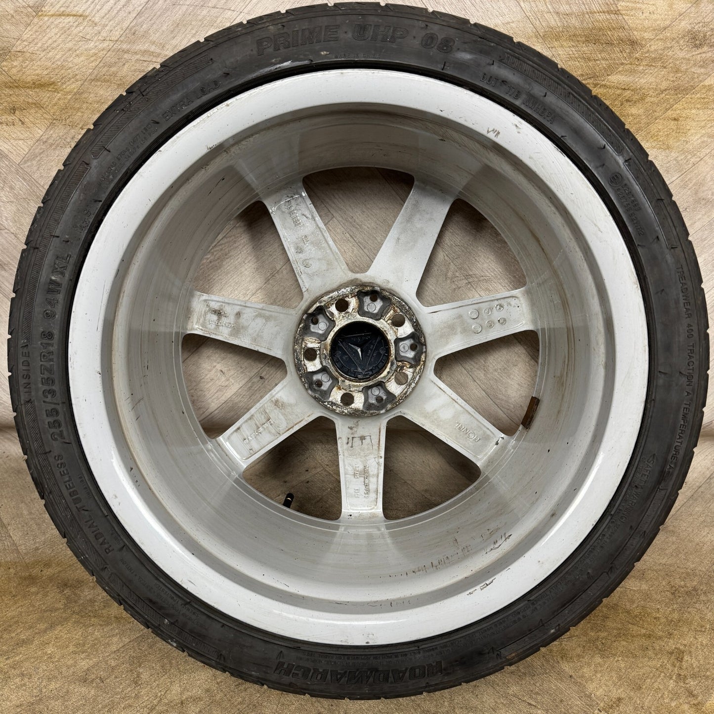 1X 18" GENUINE AMG MERCEDES C CLASS W204 SPORT SINGLE ALLOY WHEEL TYRE REAR BACK