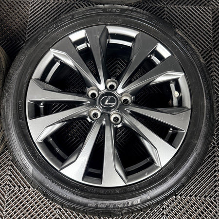 18'' Lexus UX250h Grey Sport F Alloy Wheels Tyres 4261176140 Genuine