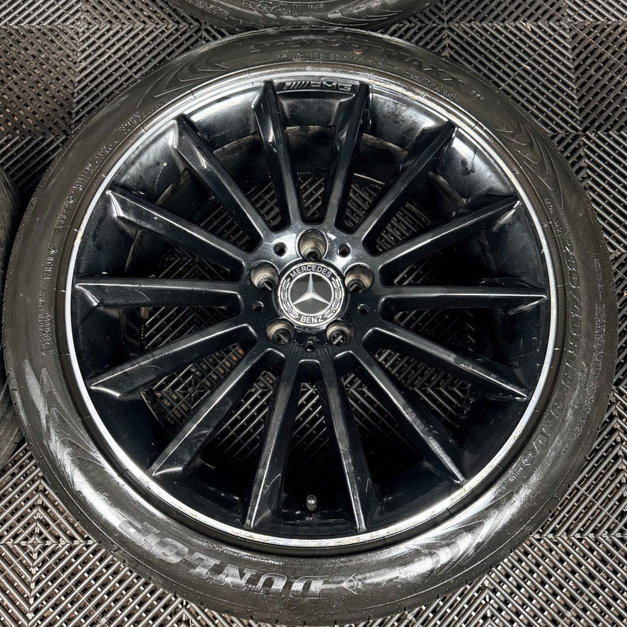 19'' AMG Mercedes GLA Black Multispoke Wheels Tyres Alloys A1564012800 Genuine