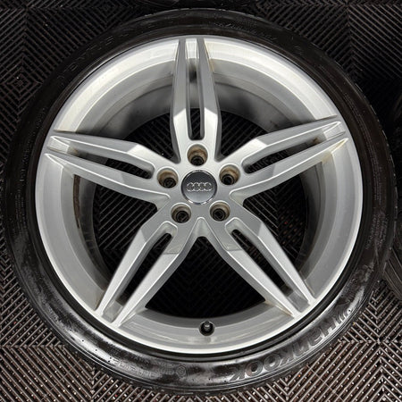 19'' GENUINE AUDI A5 S LINE STAR ALLOY WHEELS ALLOYS TYRES 8W0601025AM