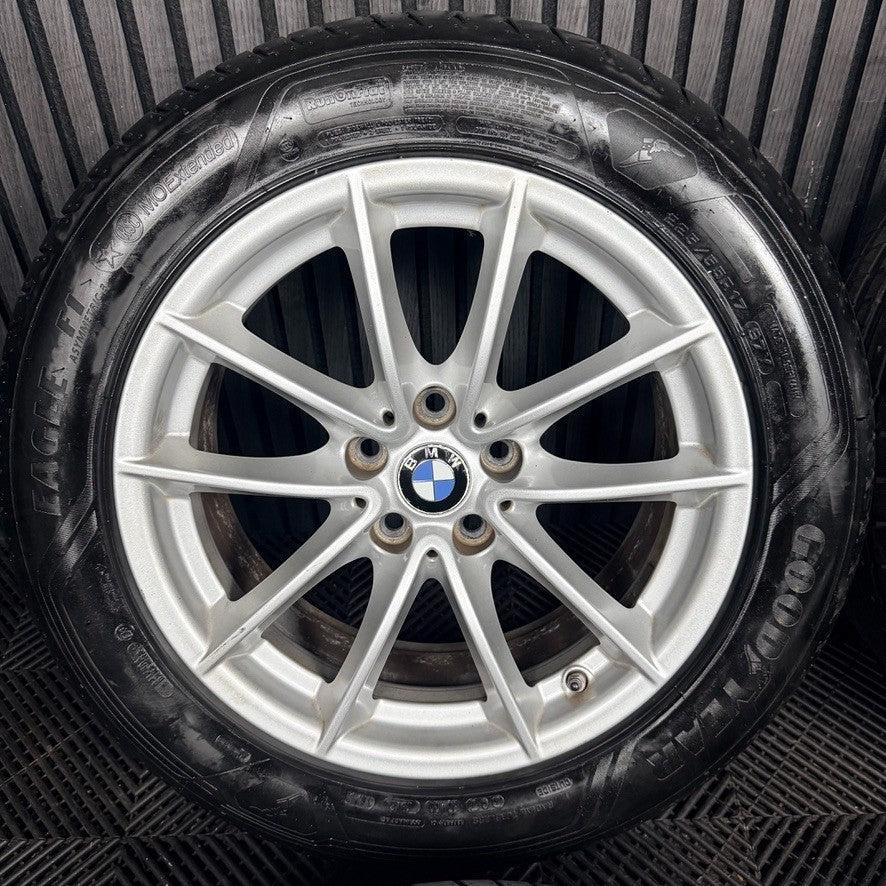 17" Bmw 5 Series 618 Silver Multispoke G30 G31 Alloy Wheel Tyres 6868217 Genuine
