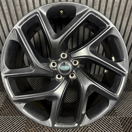 1X 22'' GENUINE RANGE ROVER SPORT LAND BLACK L461 5131 ALLOY WHEEL N9XM-1007-AA