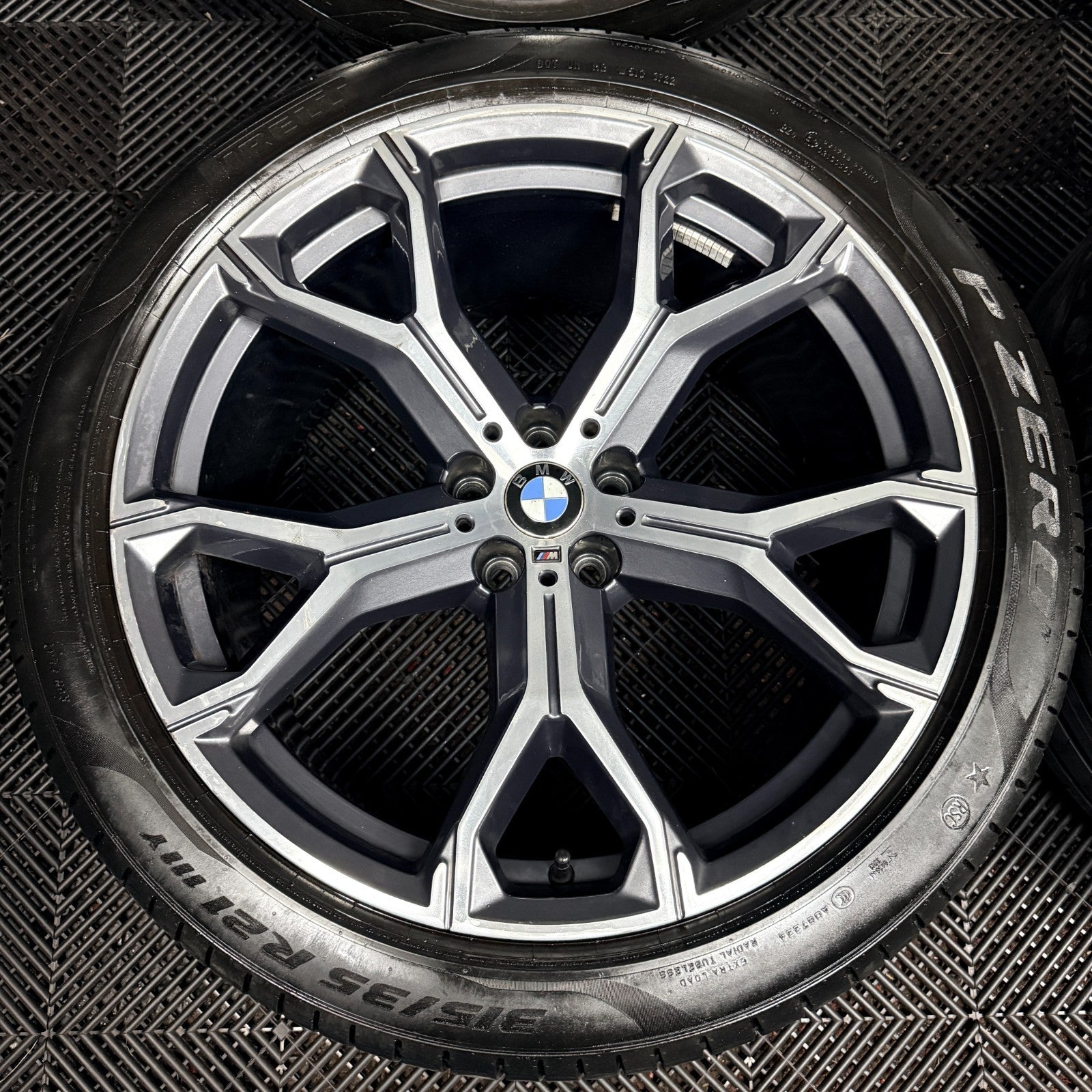 21'' BMW X5 X6 G05 G06 741M M Sport Alloys Wheels Alloys Tyres Genuine