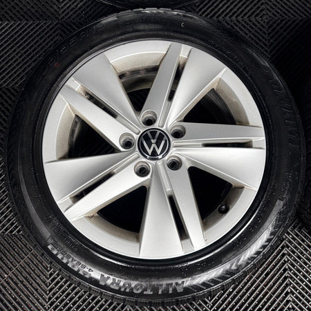 16’’ VW Golf Mk8 Norfolk Mk7 Mk6 Alloy Wheels Tyres 5H0601025 Genuine