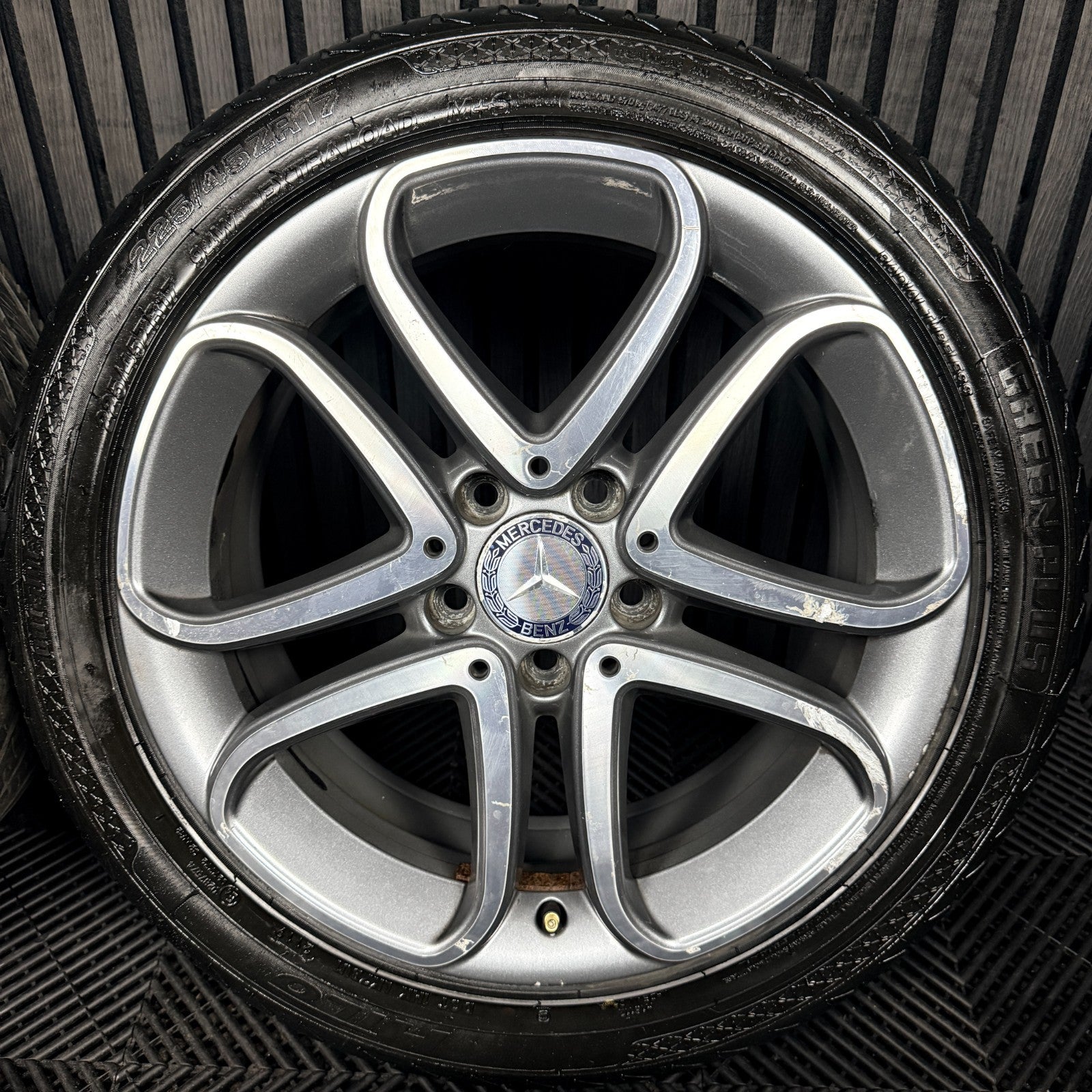 17'' Mercedes A Class CLA B W246 Alloy Wheels Tyres W176 A2464010302 Genuine