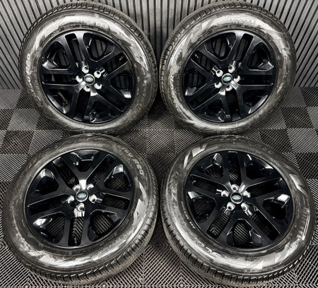 20'' Land Rover Defender Black 5095 Alloy Wheels Tyres Alloys L8BM-CA Genuine
