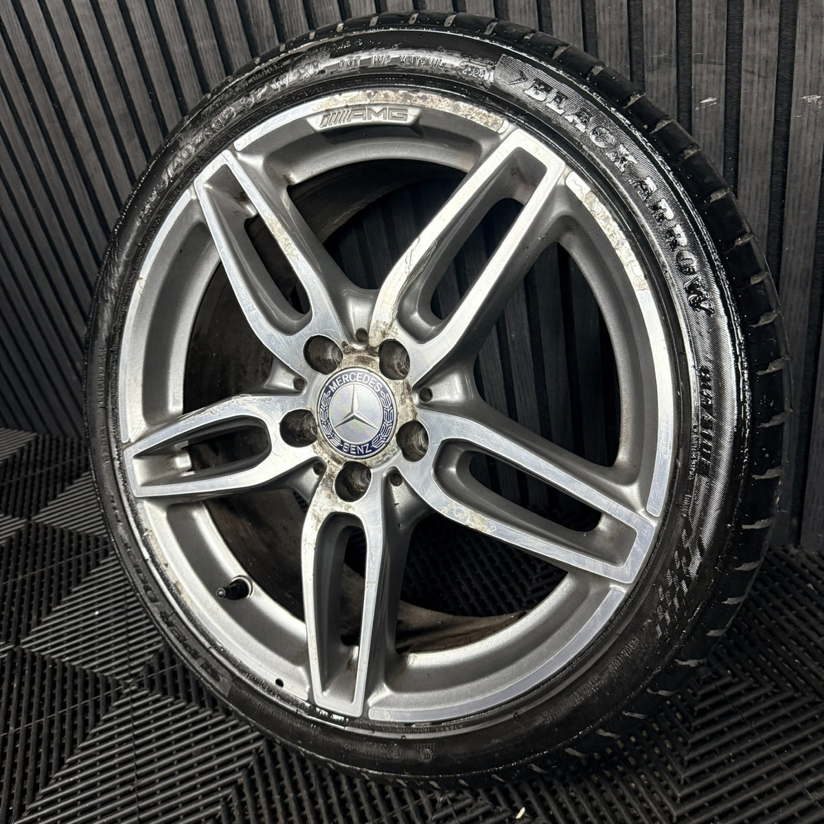 1X 18'' Mercedes AMG A Class CLA Grey W176 Alloy Wheel Tyre A1764010700 Genuine