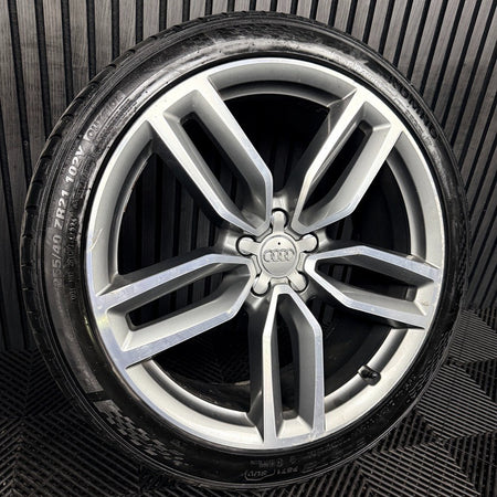 1X 21'' Audi SQ5 Q5 Alloy Wheel Tyre 8.5J ET33 Single Spare 8R0601025AM Genuine