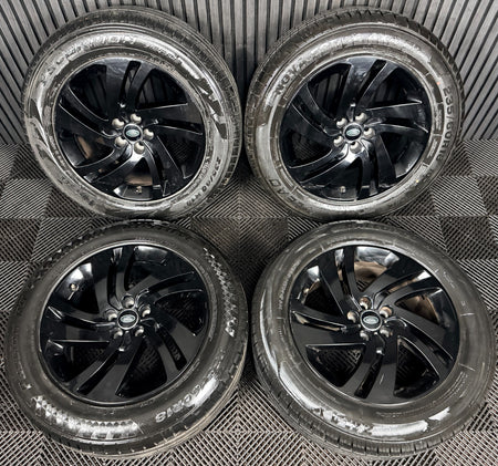 18'' Range Rover Evoque Black Discovery Sport Land Alloy Wheels Tyres Genuine
