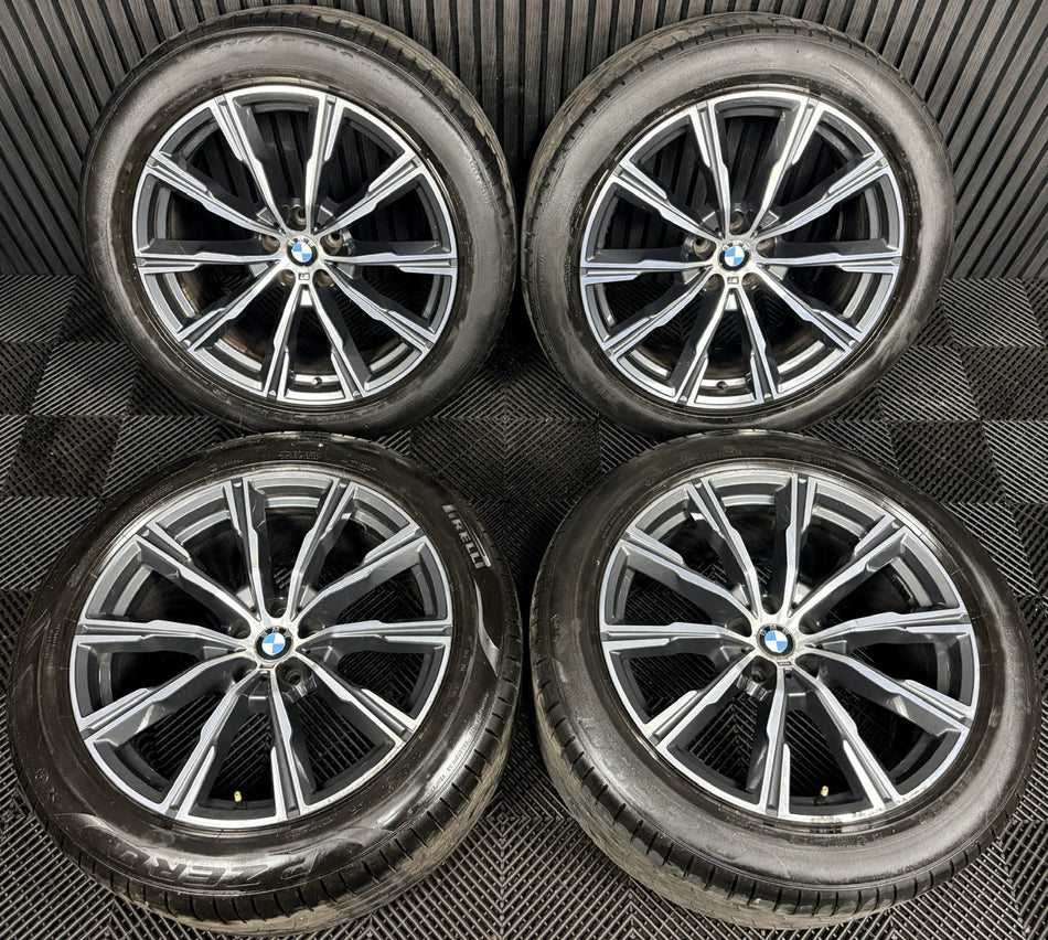 20'' BMW X5 X6 G05 G06 740M Sport Alloy Wheels Alloys Tyres Genuine