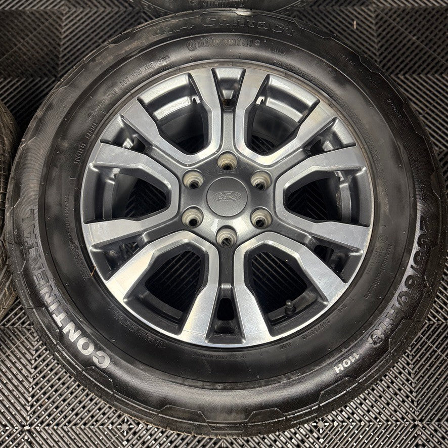 18'' GENUINE FORD RANGER GREY DC WILDTRAK ALLOY WHEELS TYRES ALLOYS