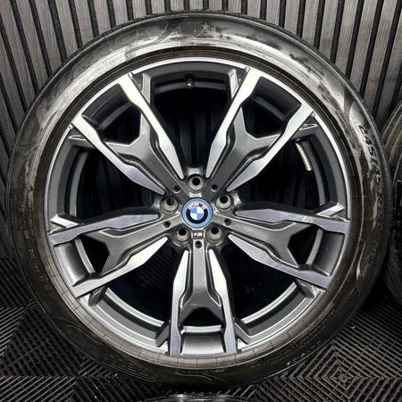 20'' Bmw X3 X4 G01 G02 787 M Sport Alloy Wheels Tyres Alloys Genuine