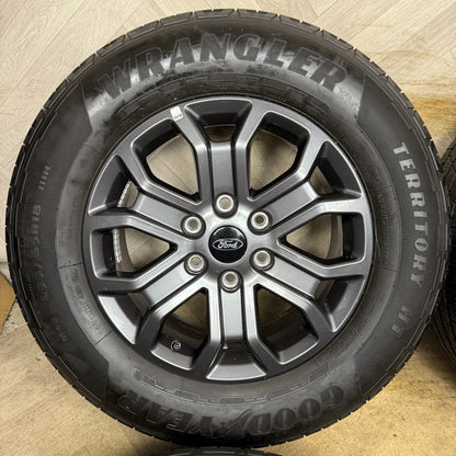 18'' GENUINE FORD RANGER GREY WILDTRAK ALLOY WHEELS TYRES ALLOYS