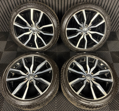 18'' GENUINE VW PASSAT CC SCIROCCO R LINE LISBON WHEELS TYRES ALLOYS 1K8601025M
